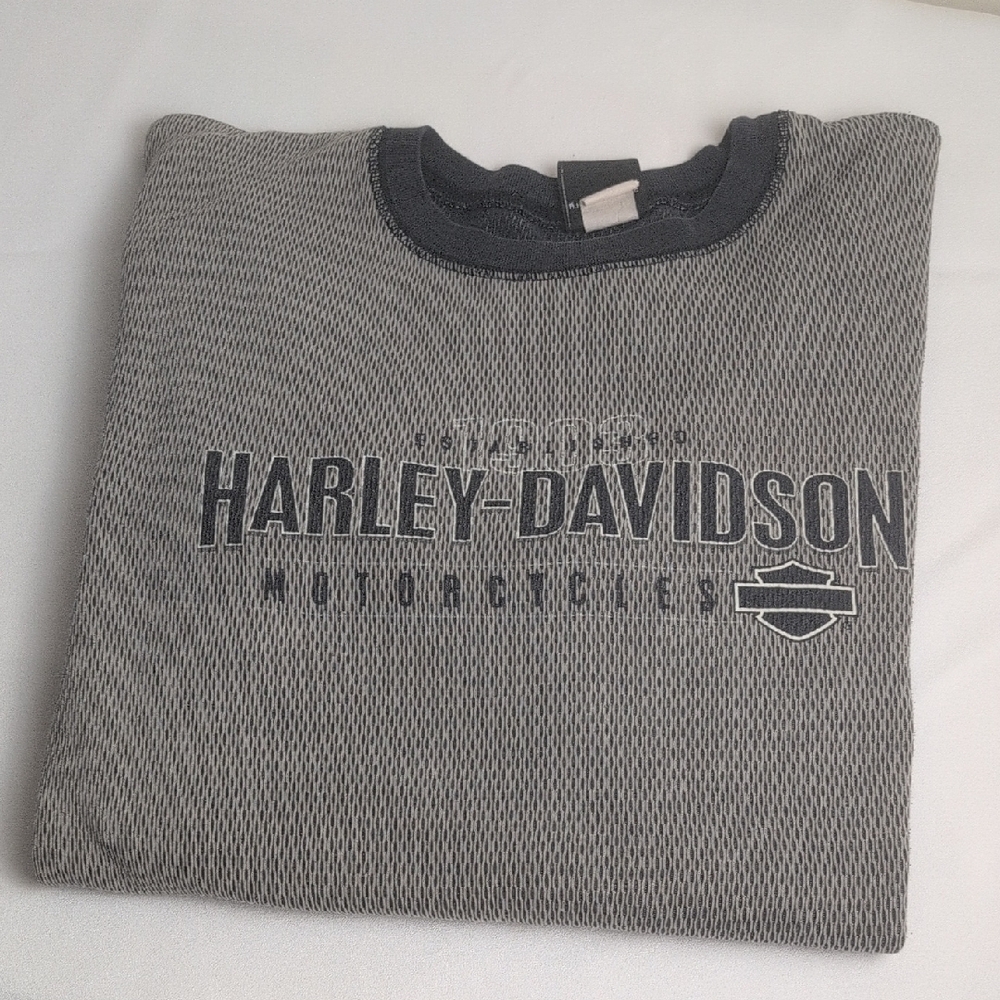 HARLEY DAVIDSON GREY SWEATER SIZE MEDIUM